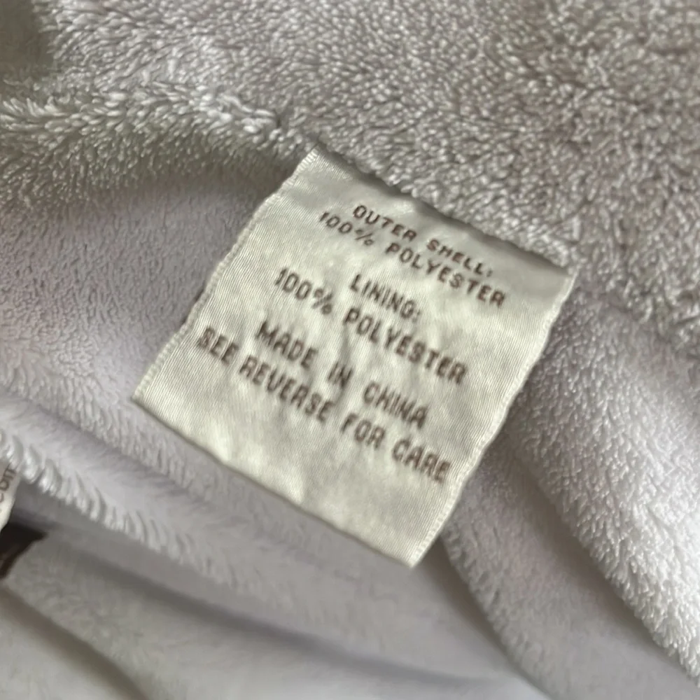 Classic Long Shawl Collar Robe - Peach color Sz M - Picture 16 of 16